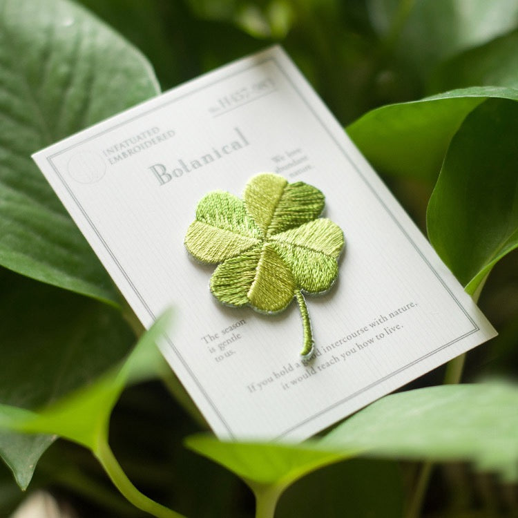 Lucky Four-Leaf Clover Embroidered Patches - Multiple Designs Available - CheerCove