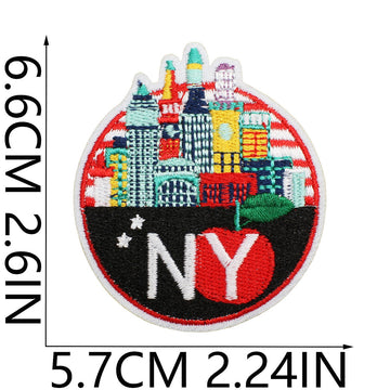 New York Patches (Iron-On)