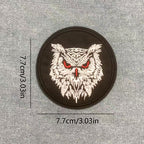 Creepy Owl Patches (Iron-On)