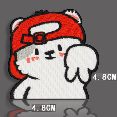 Cool Hip-Hop Puppy Patches (Stick-On)