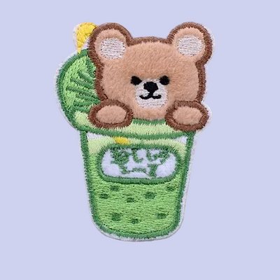 Animal Bubble Tea Patches (Stick-On)