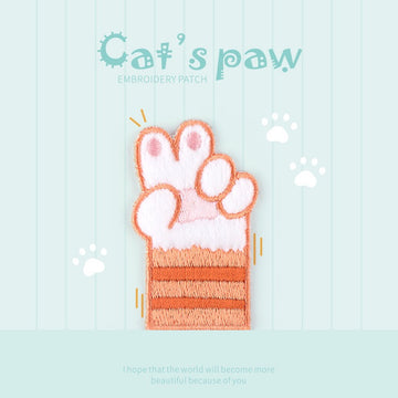Cat's Paw Embroidered Patches - Multiple Designs Available - CheerCove