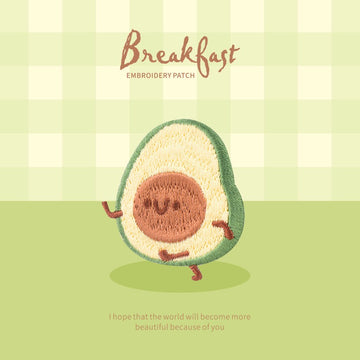 Breakfast Embroidered Patches - Multiple Designs Available - CheerCove