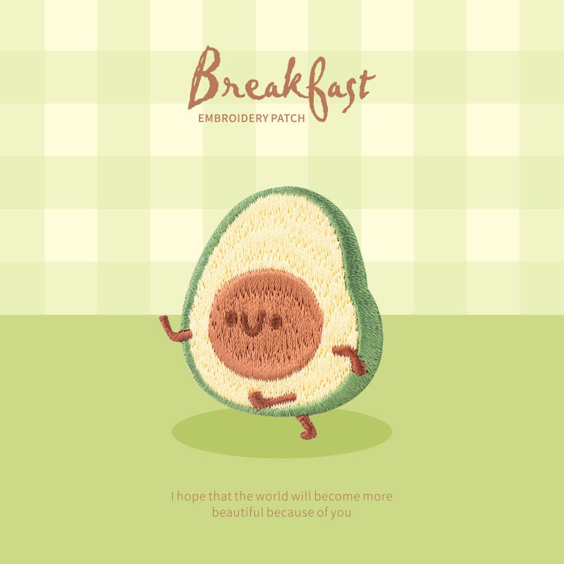 Breakfast Embroidered Patches - Multiple Designs Available - CheerCove
