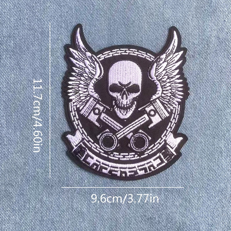 Skull Patches (Iron-On)
