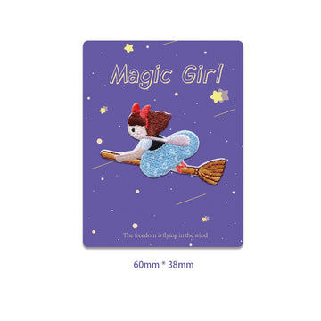 Magic Girl Embroidered Patches - Multiple Designs Available - CheerCove