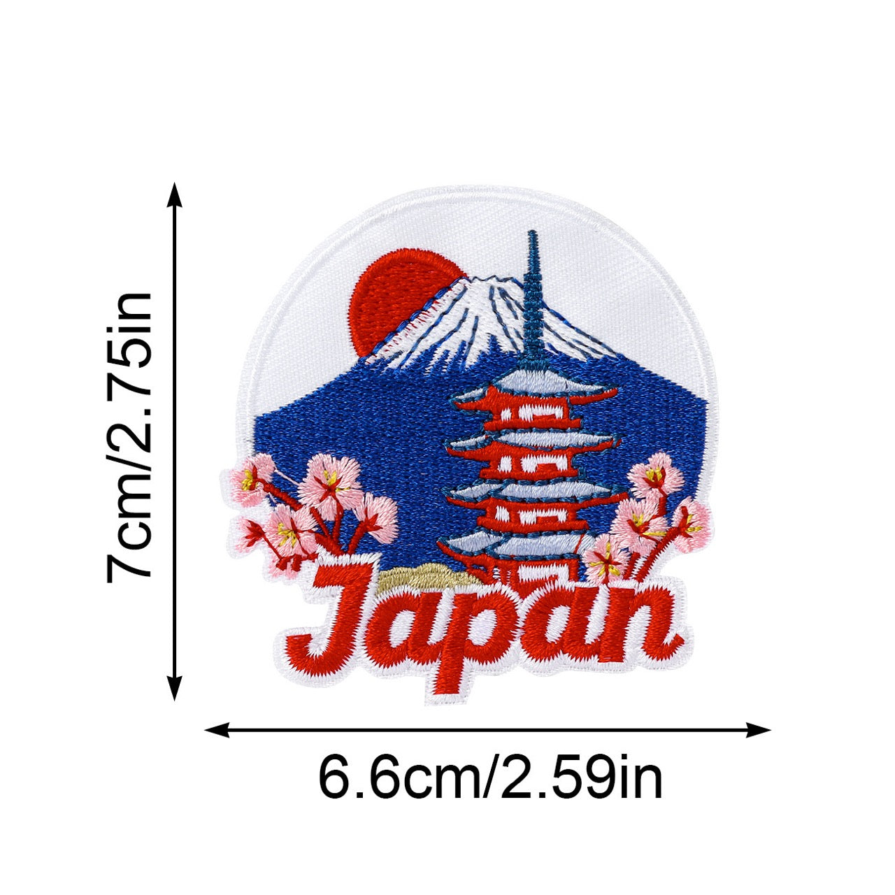 World City Landmarks Patches (Iron-On)