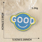 Everyday Words Embroidered Patches ③ - Multiple Designs Available - CheerCove
