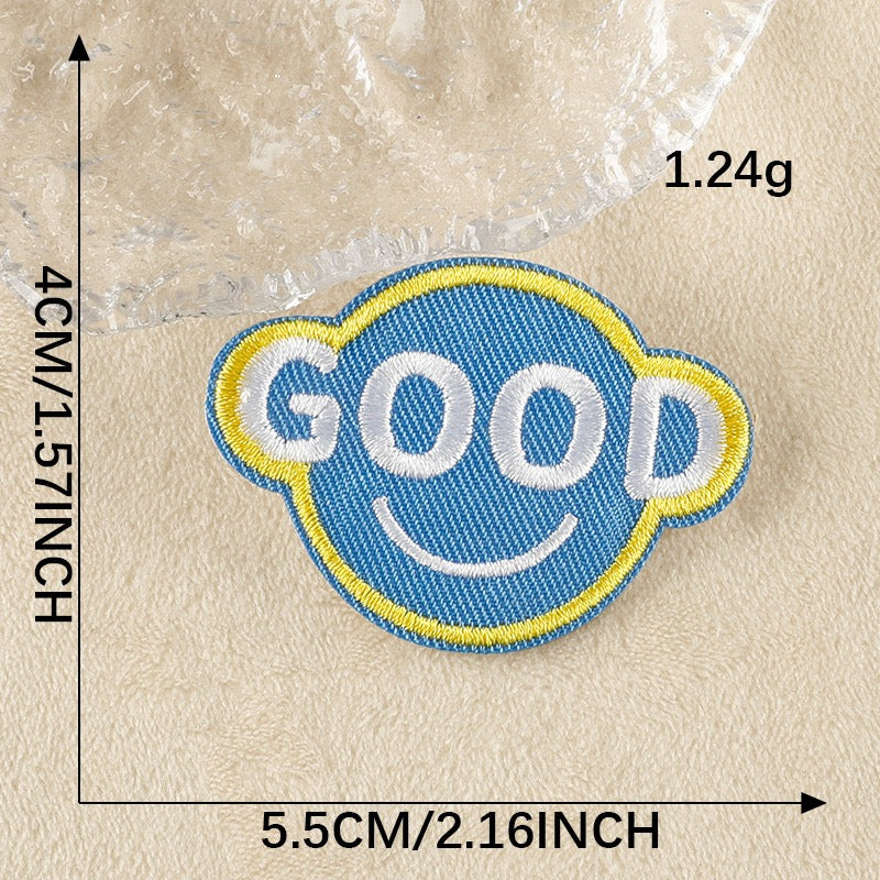 Everyday Words Embroidered Patches ③ - Multiple Designs Available - CheerCove