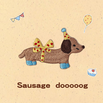 Sausage Dog Embroidered Patches - Multiple Designs Available - CheerCove