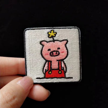 Piggy Couple Patches (Stick-On)