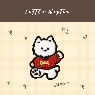 Westie Dog Patches(Stick-On)