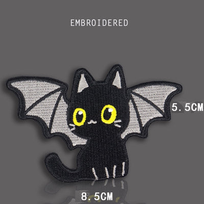 Purr-wing Kitten Patches (Stick-On)