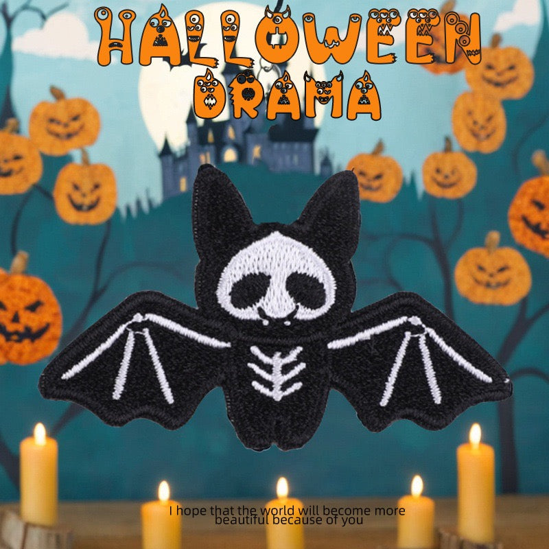 Halloween Mummy Skeleton Patches (Stick-On)