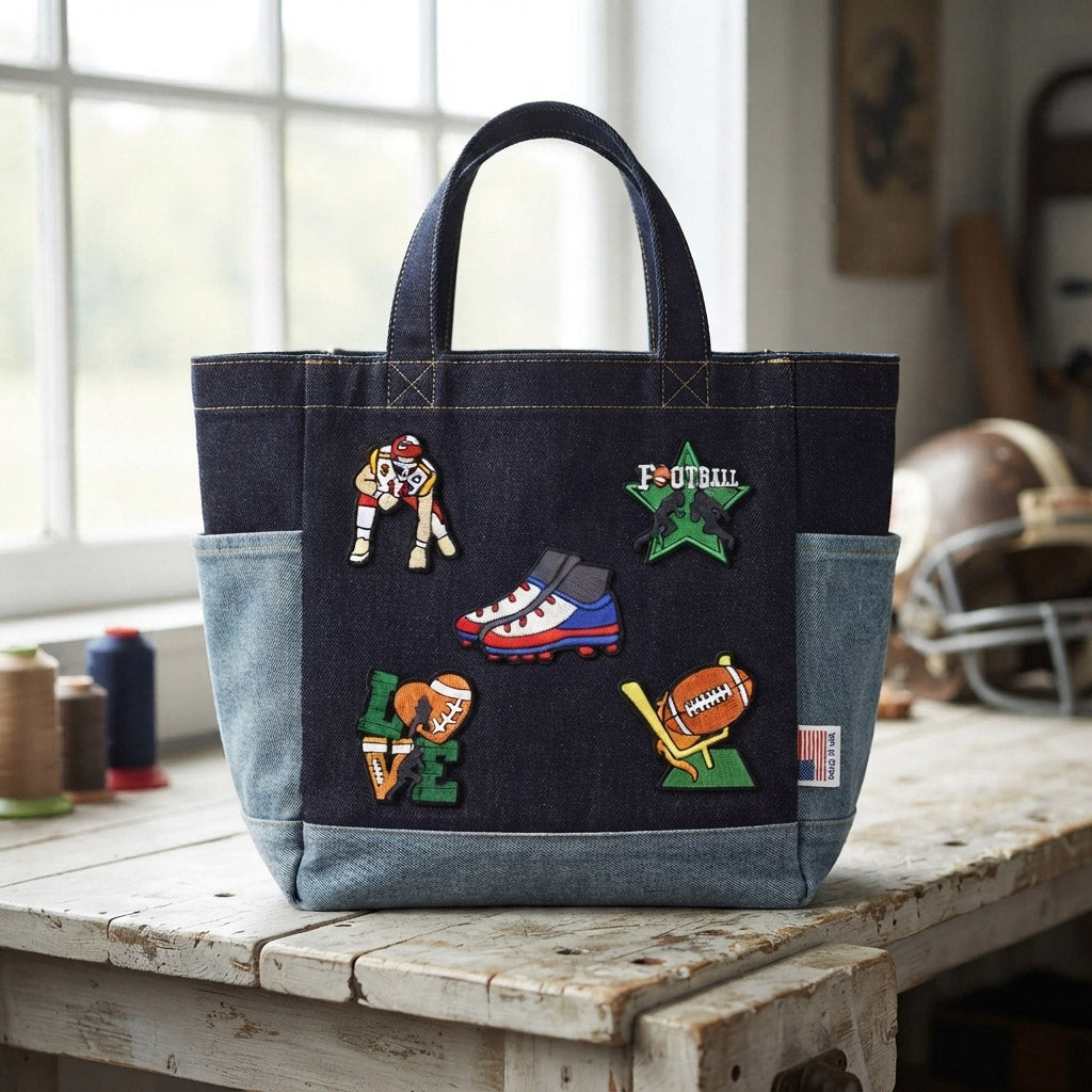 Game Day Football ② Patches (Iron-On)