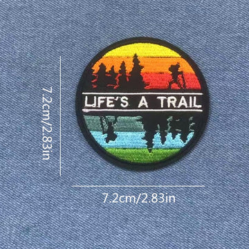 Mountain Hiker Patches (Iron-On)