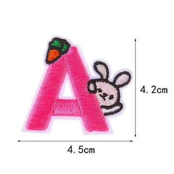 Animal Alphabet Embroidered Patches - CheerCove