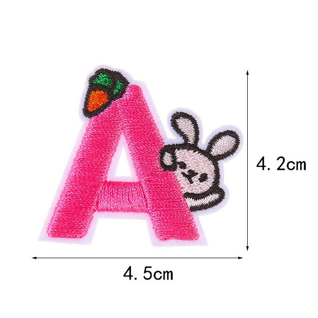 Animal Alphabet Embroidered Patches - CheerCove