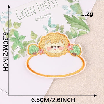 Write-On Name Embroidered Patches ② - Multiple Designs Available - CheerCove