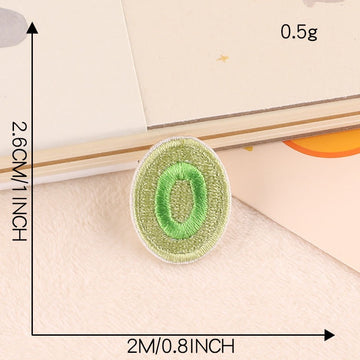 Color Block Numbers Embroidered Patches - Multiple Designs Available - CheerCove