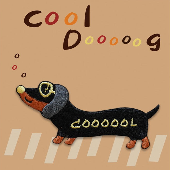 Extra Long Dachshund Patches (Stick-On)