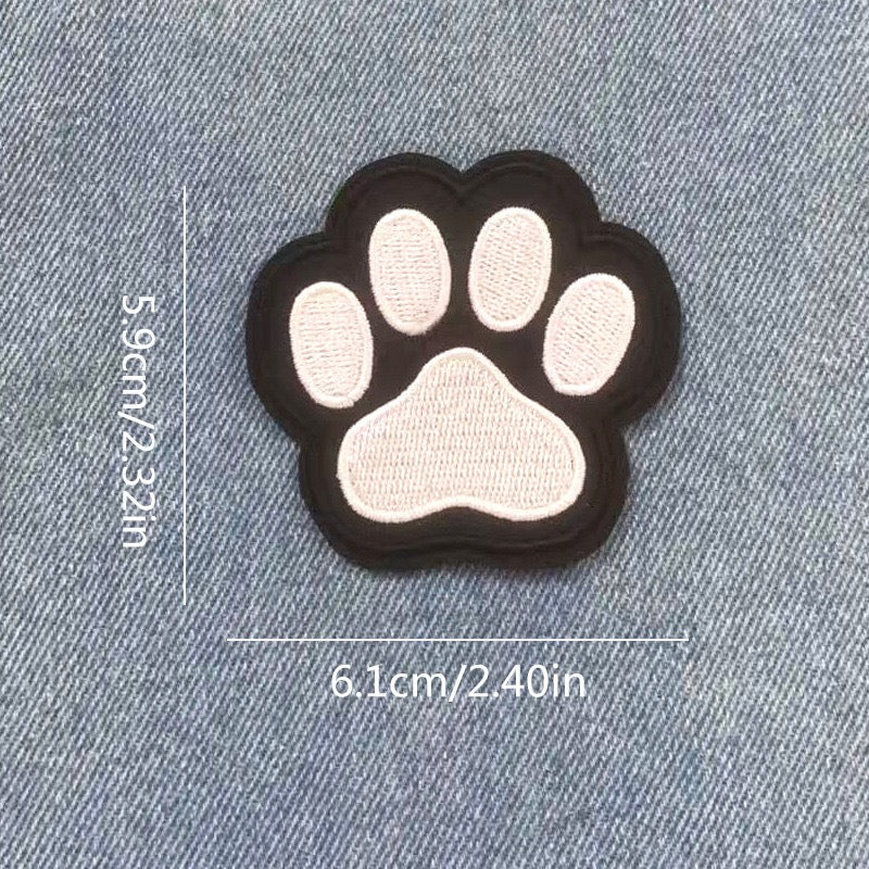 Dog Paw Patches (Iron-On)