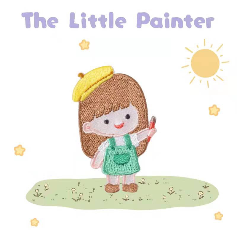 Energetic Little Painter Patches(Stick-On)