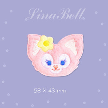 Cute Pink Plush Fox Patches(Stick-On)