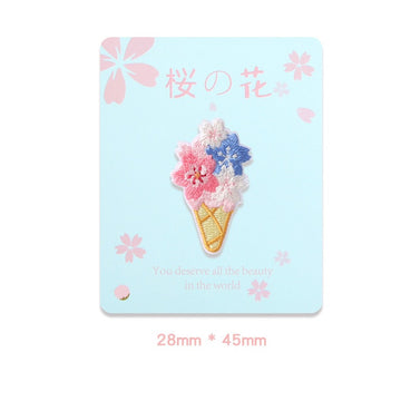 Cherry Blossom Rabbit Embroidered Patches - Multiple Designs Available - CheerCove