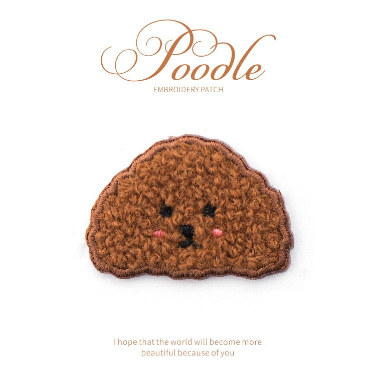 Poodle Embroidered Patches - Multiple Designs Available - CheerCove