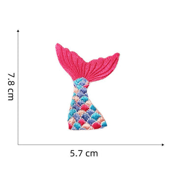 Mermaid Embroidered Patches - Multiple Designs Available - CheerCove