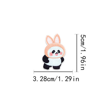 Panda in Hat Embroidered Patches - Multiple Designs Available - CheerCove