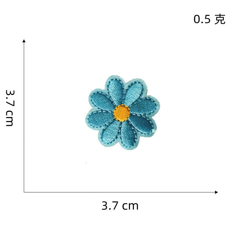 Colorful Daisies Patches (Iron-On)
