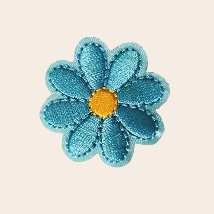 Colorful Daisies Patches (Iron-On)