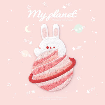 Bunny Planet Embroidered Patches - Multiple Designs Available - CheerCove