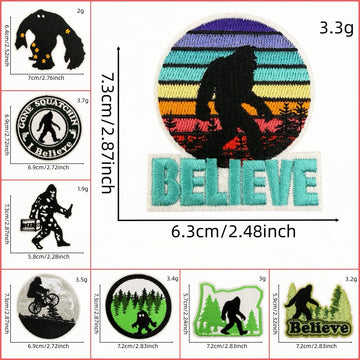 Gorilla ① Patches (Iron-On)