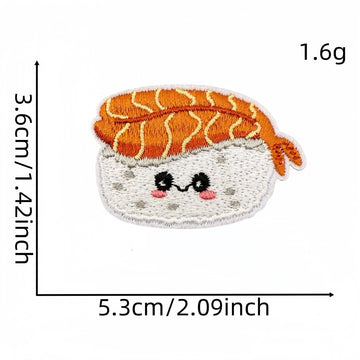 Sushi Patches (Iron-On)