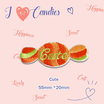 Candy Embroidered Patches - Multiple Designs Available - CheerCove