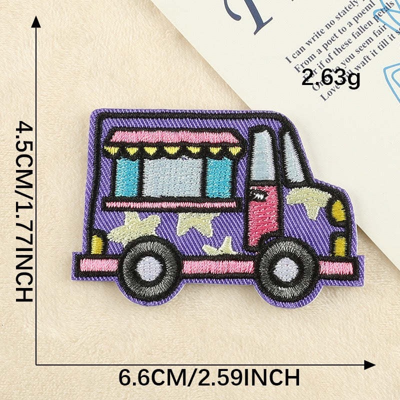 Urban Rides Embroidered Patches - Multiple Designs Available - CheerCove