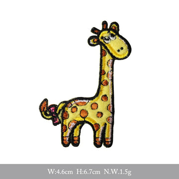 Giraffe Couple Patches(Stick-On)