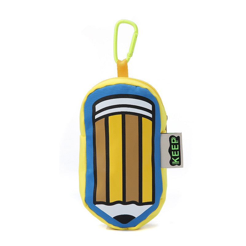 Pencil-Shaped Mini Pouches