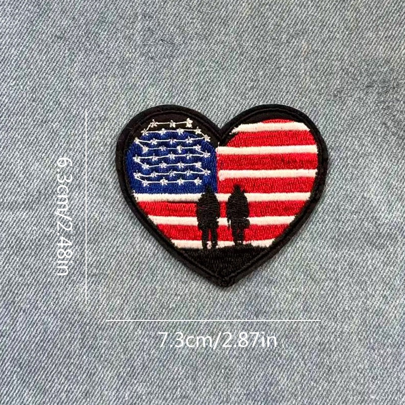 God Bless the USA Patches (Iron-On)