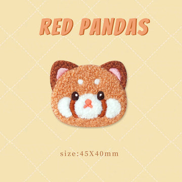 Giant Panda and Red Panda Embroidered Patches - Multiple Designs Available - CheerCove