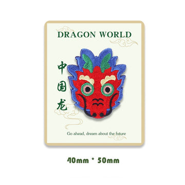 Chinese Dragon Totem Embroidered Patches - Multiple Designs Available - CheerCove