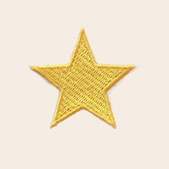 Colorful Stars Patches (Iron-On)