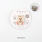 Embroidered Pins of Hamster