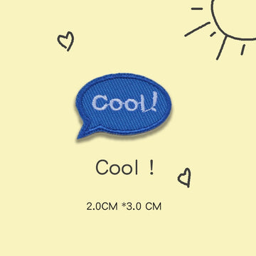 Exclamation Embroidered Patches - Multiple Designs Available - CheerCove