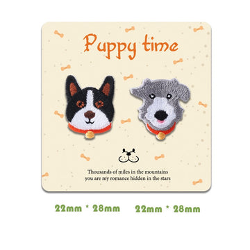 Puppy Time Embroidered Patches - Multiple Designs Available - CheerCove