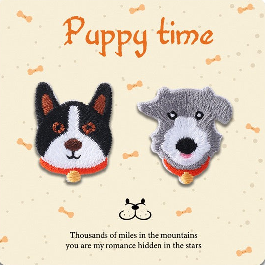 Puppy Time Patches(Stick-On) - CheerCove
