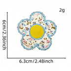 Floral Flower Embroidered Patches - Multiple Designs Available - CheerCove